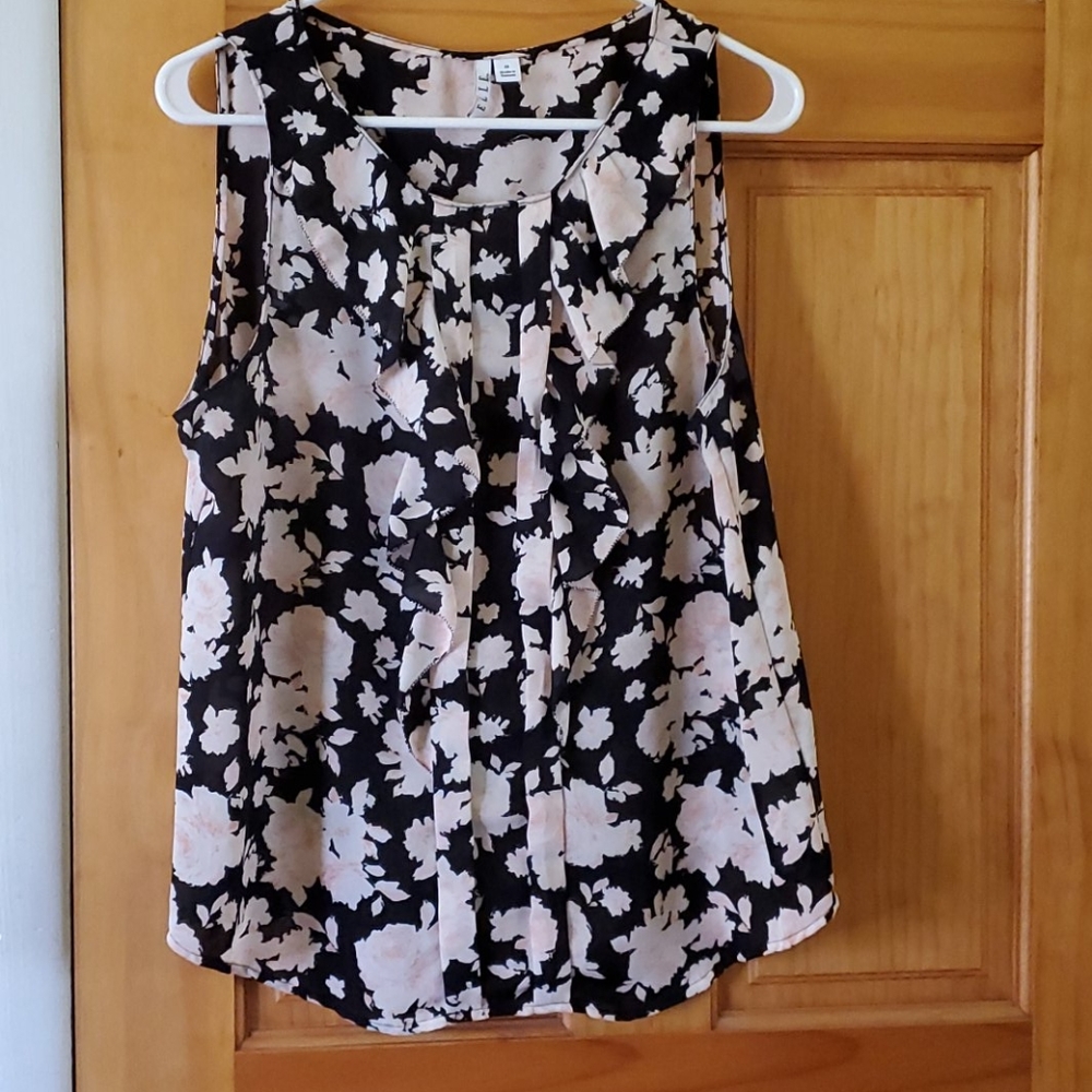 Elle floral tank